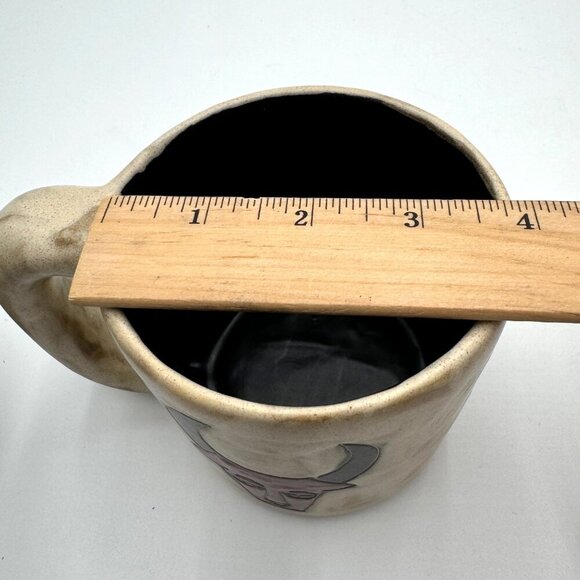 Mara of Mexico Taurus  The Bull Handcrafted & Signed Mug Taurus - Picture 8 of 8